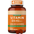 Vitamin D3 K2 Veg Tablets Bone Health 120
